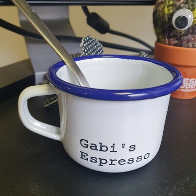 Enamel Espresso Set Blue U2013 Designworks Collective UK