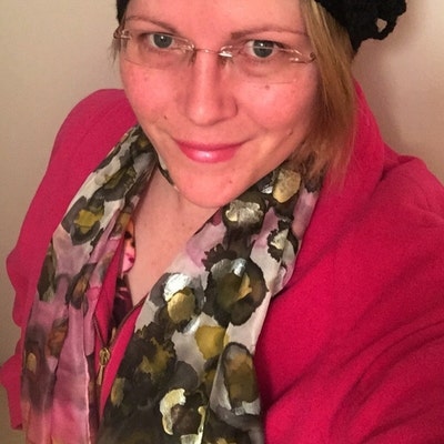 In Wear Rafiq Scarf, Large Red Poppies main image 1