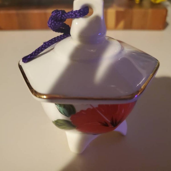 Nippon Rare Hagi Ikebana Vase With Box, Made by Artiest Kosaburo, Snow ...