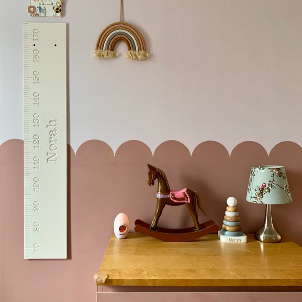 Height Chart, MDF Children's Height Chart, Growth Chart, Ruler Height ...