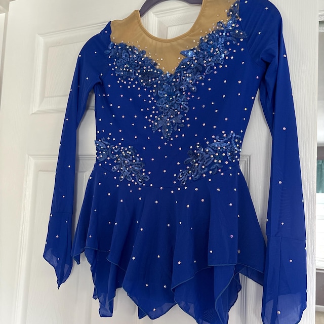 Ice Skating Robe De Patinage Artistique Violet Filles Femmes Tenue Patinage sur Glace Enfant Costume Compétition Danse Justaucorps à La Tunique Haute Qualité Cristaux Manches Longues