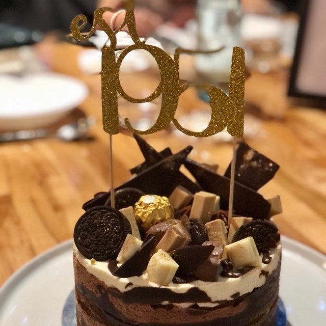 Topper Torta Compleanno Numero 70 Con Strass - Decorazione Elegante Per 70&deg; Anniversario