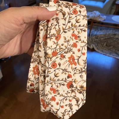mens rust colored tie