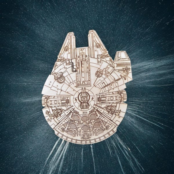 Star Wars Millennium Falcon SVG Star Wars Ships Vector Plans Svg Eps ...