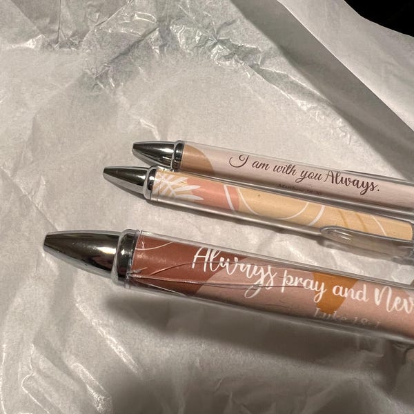 Scripture Pens, Gift Set, Christian Ballpoint Pen Set, Pens for ...
