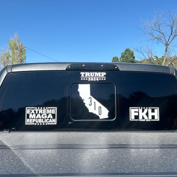 Thin Blue Line USA Flag Sticker Decal - Show Support For Law Enforcement On Car, Truck, Laptop, Or Window