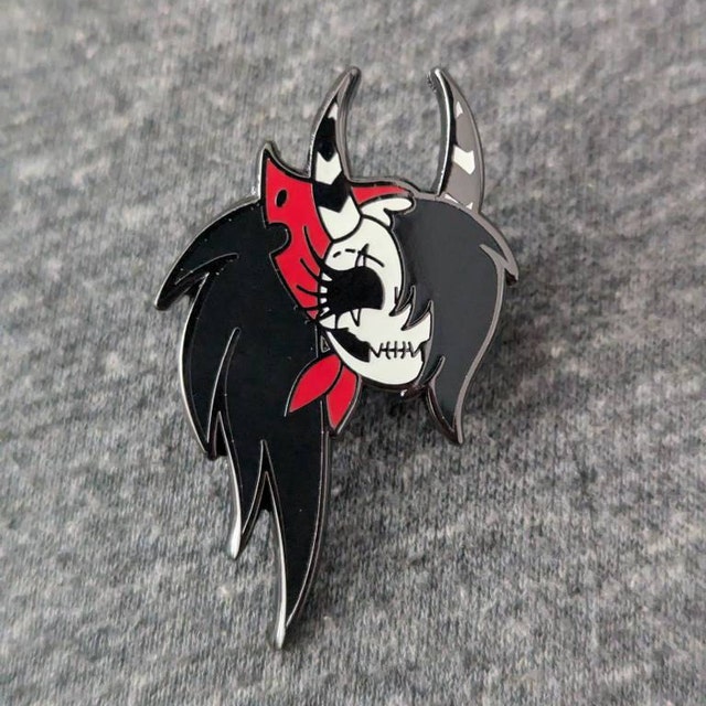 Helluva Boss Spooky Skulls Glow in the Dark Hard Enamel Pins - Etsy