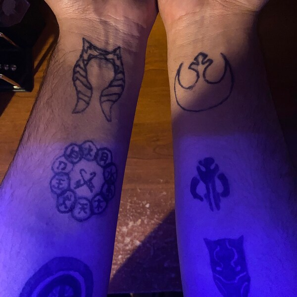 Easy.inkโข Freehand Temporary Tattoo Ink + 5X Tips,super DARK INK. Fruit ...