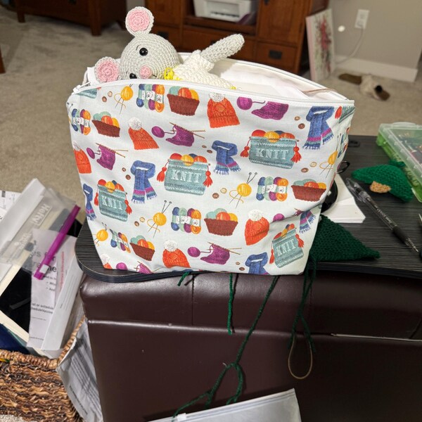 Knitting Needle Holder Knitting Pattern Boho Wall Hanging Knitting