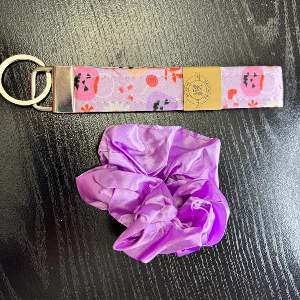 Fruit Picnic Key Fob Gingham Spring Wristlet Keychains - Etsy