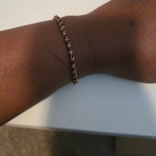 •TEAR+ EYE• labradorite + silver twist-on cuff bracelet