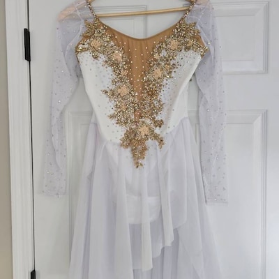Dancing on My Own Dance Costume – Girls Lyrical or Contemporary Solo Costume, Womens Competition Dancewear, Custom Teen Performance Outfit main image 1