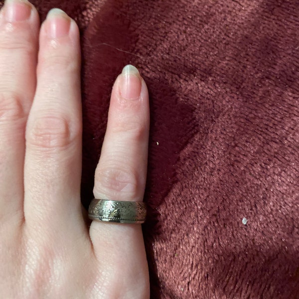 Morgan Silver Dollar Coin Ring - Etsy