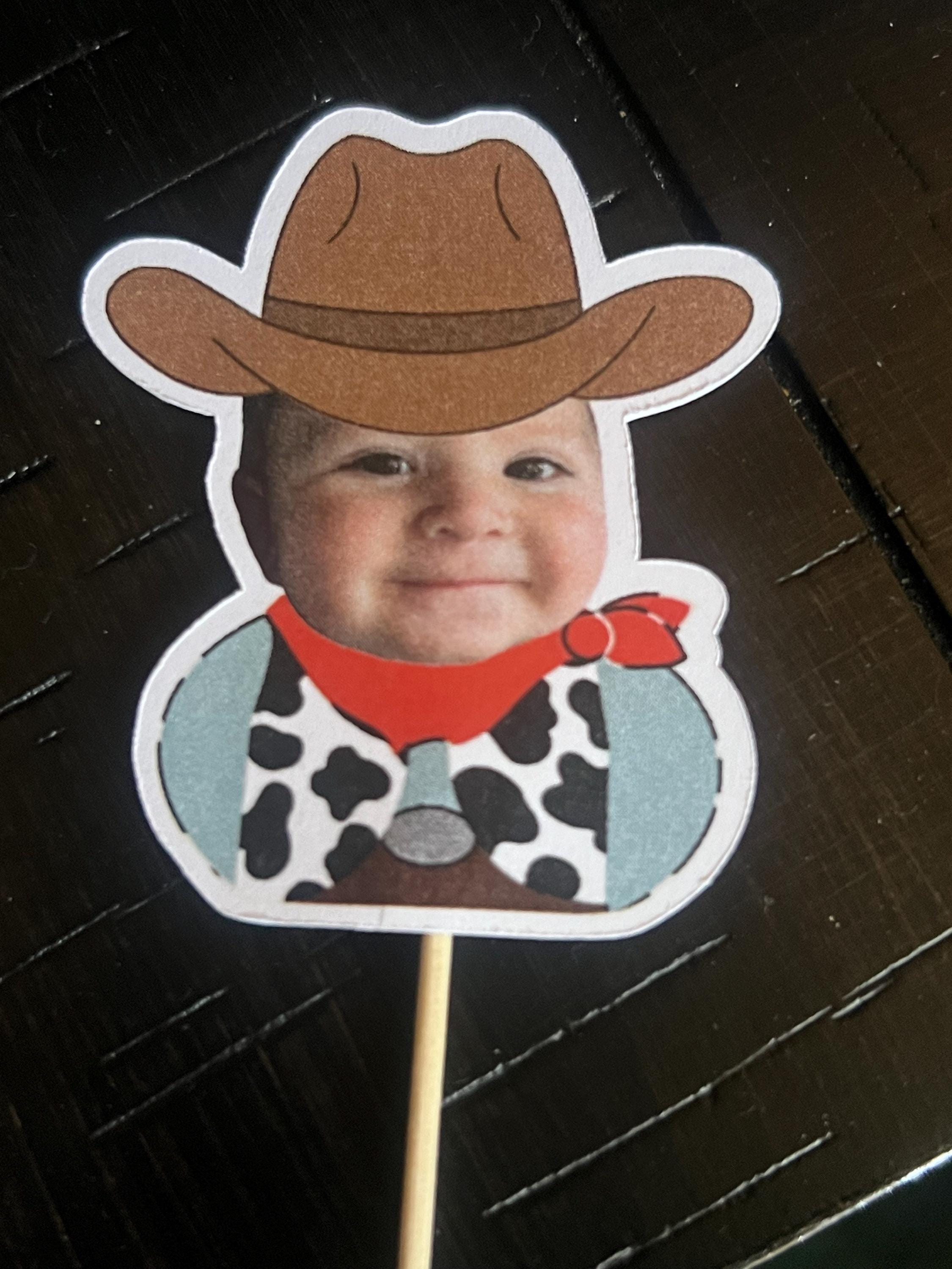 cowboy cupcake toppers | western birthday party decorations | my first rodeo birthday party supplies | cowboy 1st birthday | western party