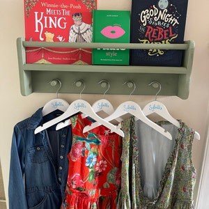 Wooden Weekday Hangers Days of the Week Clothes Hangers Set - Etsy