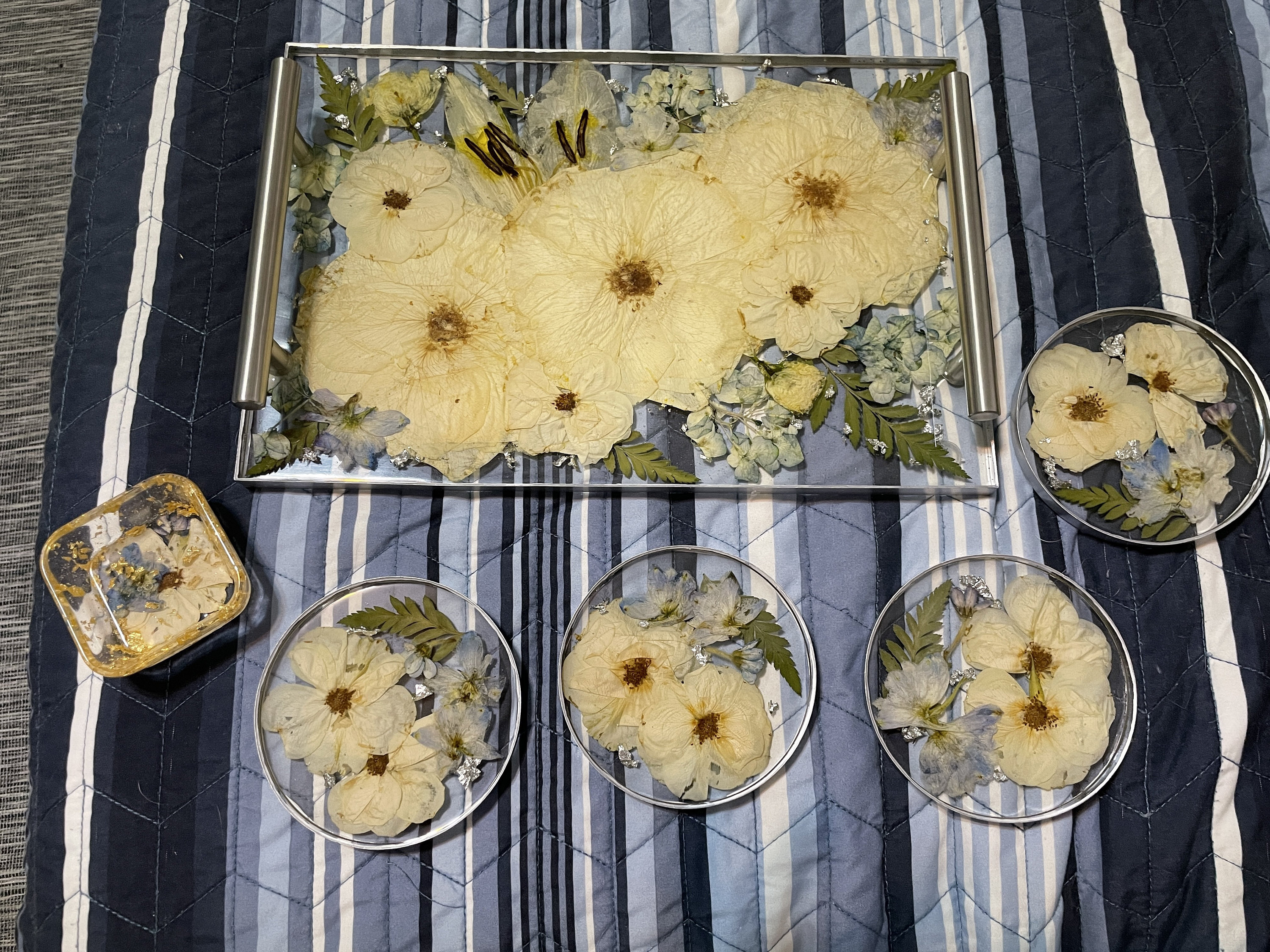 Preserved flowers from Elora's etsy review