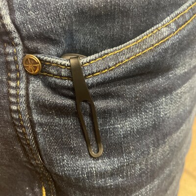 Matte Black Titanium Deep Carry Pocket Clip Made for Kershaw Blur 1670 ...