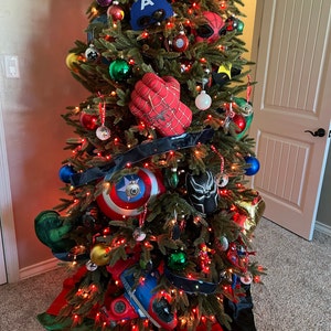 Adornos navideños de Marvel - Etsy España Adornos navideños de Marvel - Etsy España