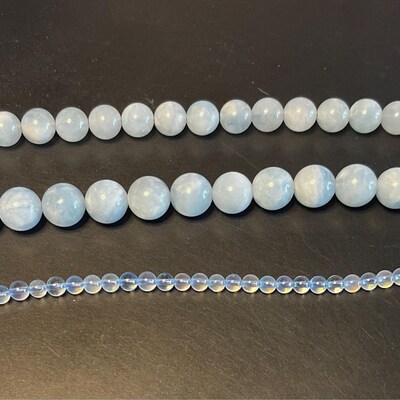 Cyanite Bleue Grade AAA - Perles 6mm Et 12mm, Brésilienne