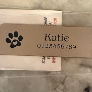 Katie lade till en bild av sitt köp