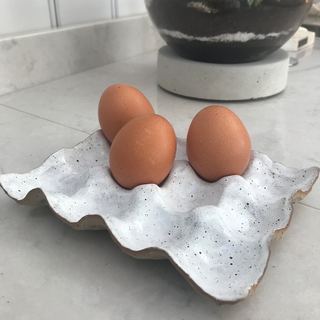 Speckled Egg Holder — Every Story Ceramics