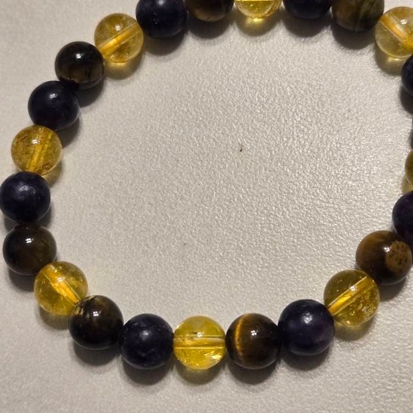 Soothing DEPRESSION Crystal Bracelet, Beaded Gemstone Jewelry for ...