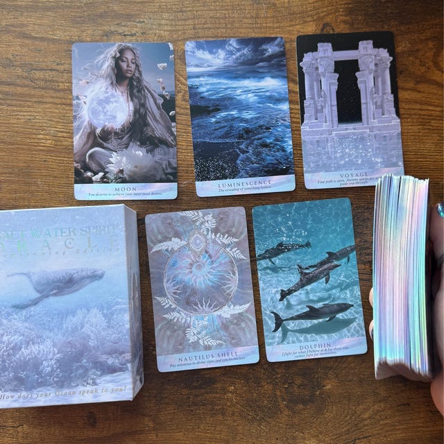 Salt Water Spirit Oracle Card Deck | Ocean | Oceanic Oracle