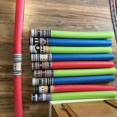 Lightsaber Handles STAR WARS Kids Birthday Party Jedi Training Academy ...