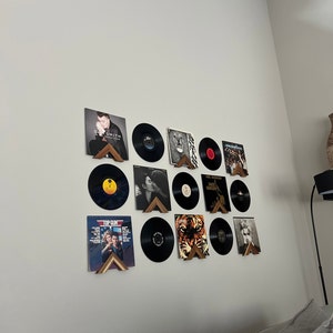 Vinyl Record Hanger 4 Pack Wall Mount Picture Disc Display - Etsy UK