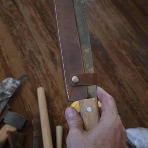 キャンプ用マチェット、手鍛造52100炭素鋼、切断ツール、ブッシュ