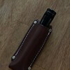 Leather Flashlight Holster For AA Battery Lights - Fits Terralux, Maglite Mini, Streamlight