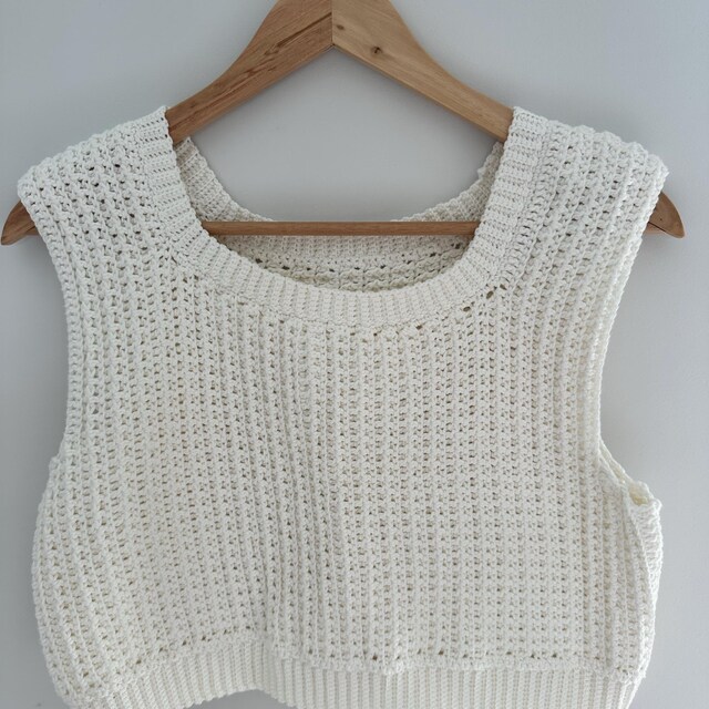 Crochet Vest PATTERN // Ellison // Size Inclusive Unisex
