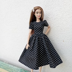 doll white black dress Madame Alexander main image 1