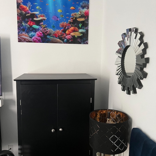 Gehärtetes Glas unter Meer Wandkunst, Unterwasser W…