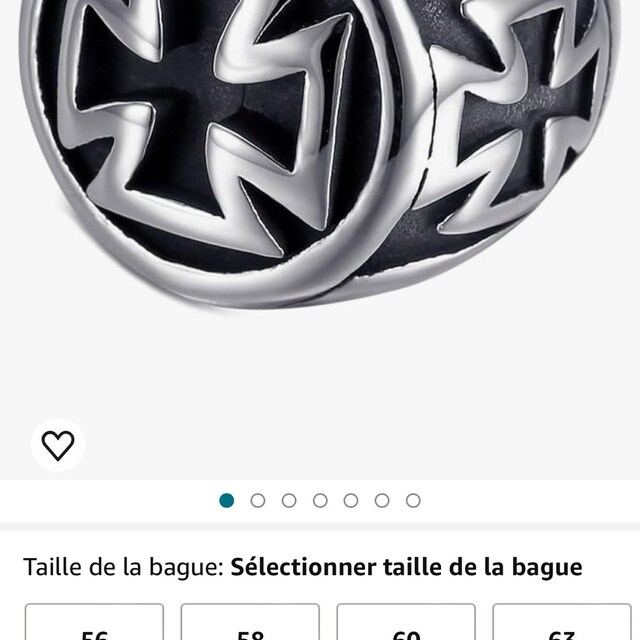 Great Iron Cross Signet Ring, Chunky Statement Ring Perfect for