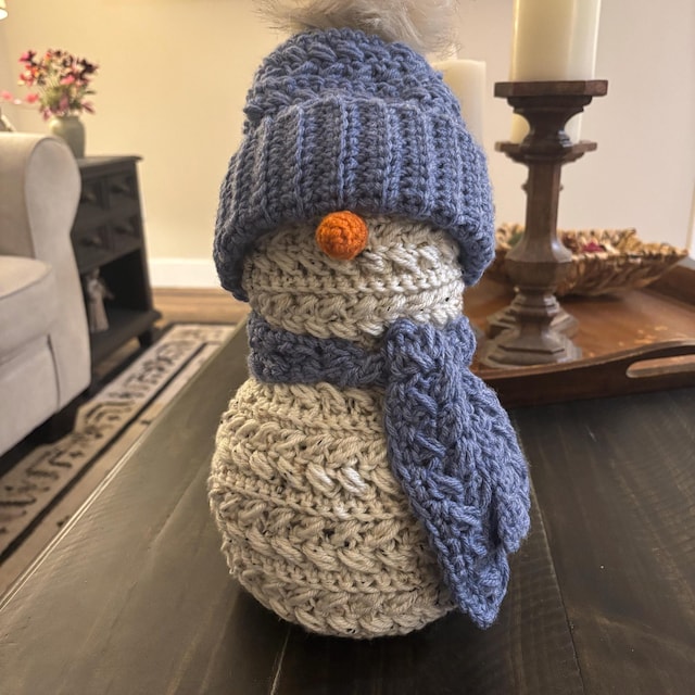 A customer's finished Wheat Stitch Beanie Crochet Pattern