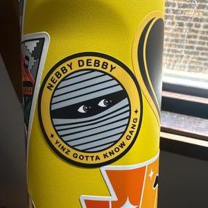 Pittsburgh Stickers - Nebby Debby Pittsburgh Merit Badge Decal