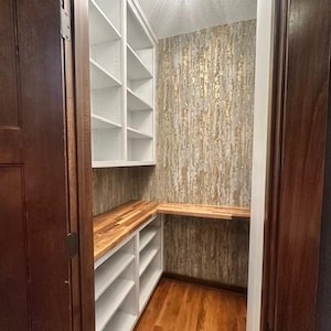 Gray silver brass gold metallic faux distressed metal plaster textured Wallpaper