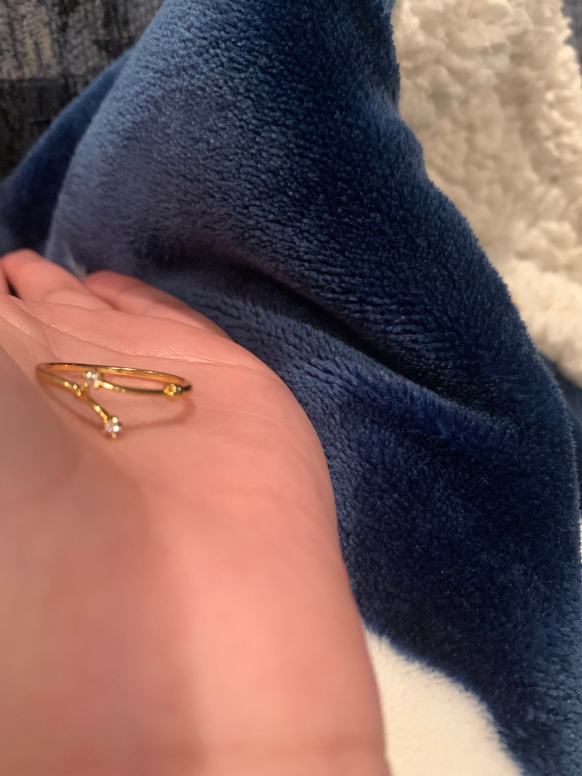 Dainty Zodiac Star Ring For Women Constellation Astrology Horoscope Jewelry Personalized Celestial Birthday Gift Mother&#39;s Day Gift In Box