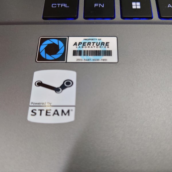 Steam Sticker Light Powered by STEAM Sticker 19 X 24mm / 3/4