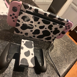 Nintendo Switch Skin // Pink Cow Design // 3M High Quality Full ...