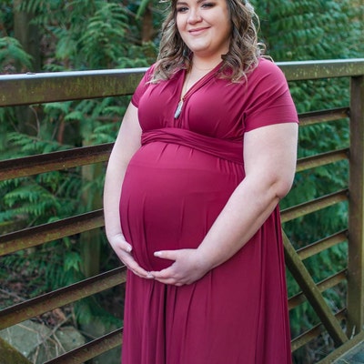 Maternity Dress for Photoshoot Convertible Dress Infinity - Etsy