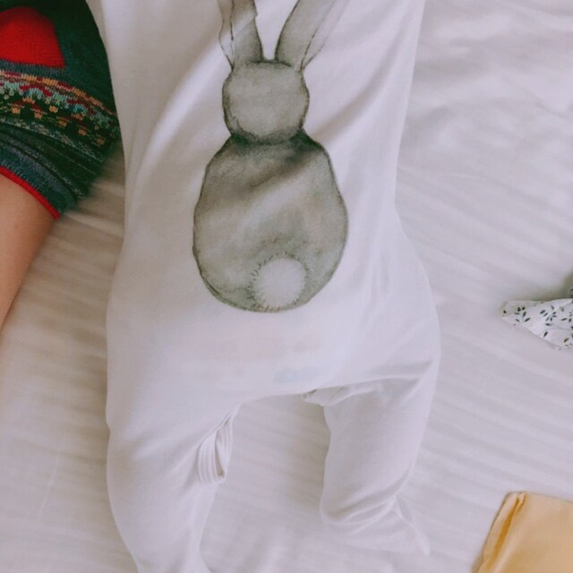 Bunny Sleepsuit - Unisex Baby Clothes - Baby Shower Gift