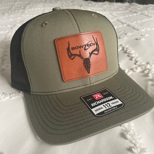Wildlife Bass Laser Engraved Leather Patch Trucker Hat – Elite Choice  Graphics