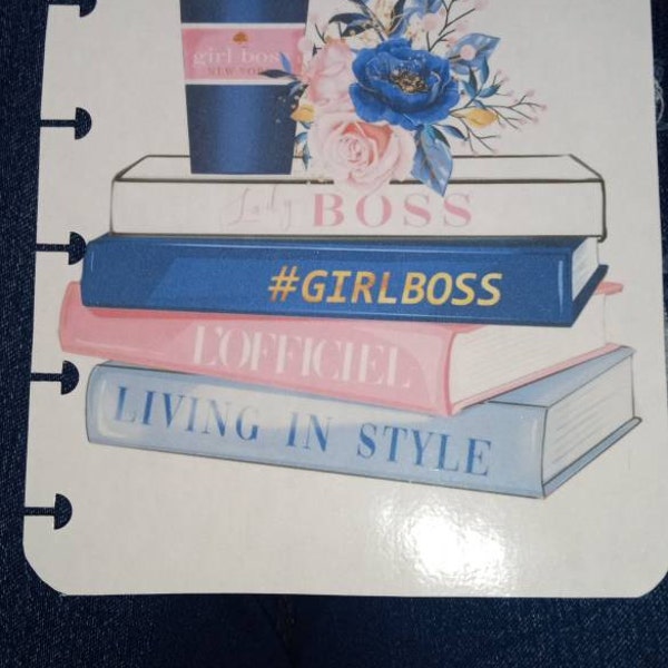 Fashion Girl Planner Cover Printable, Planner Cover for Happy Planner ...
