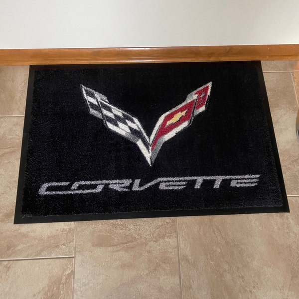 Corvette C6 Metal Art - 12 x 7