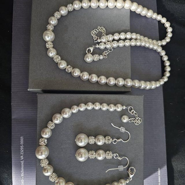 Sterling Silver Pearl Pendant Necklace, Single Pearl