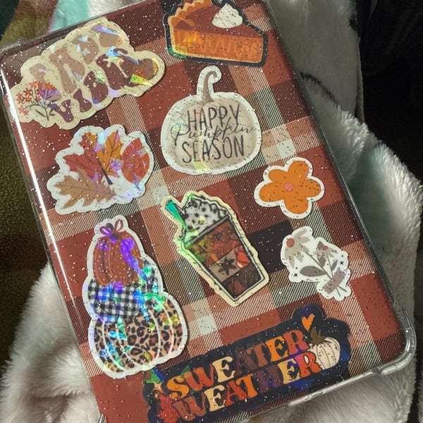 Fall Sticker Bundle Fall is Here Fall Sticker Pack Holographic Autumn ...
