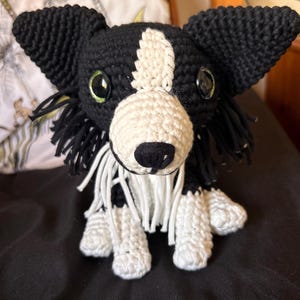ボーダーコリー犬の編みぐるみ編み図 - Etsy 日本