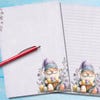 Sea Turtle A5 Letter Writing Paper, Pen Pal Supplies, Stationery Lined ...